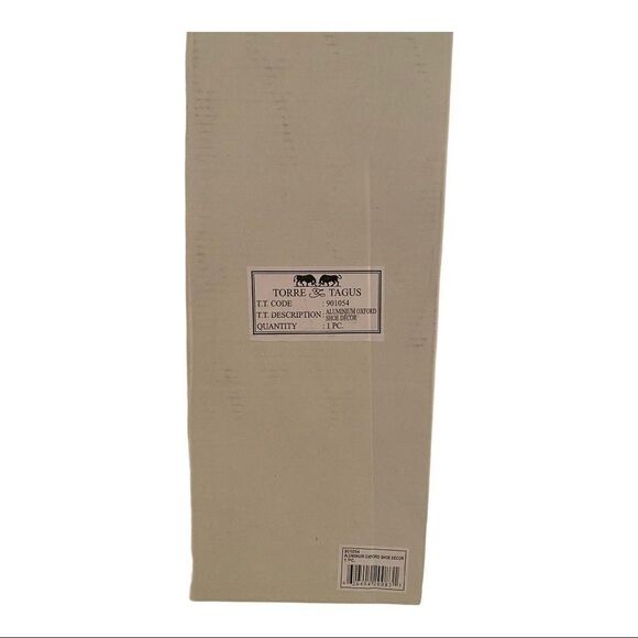 Torre & Tagus Aluminum Oxford Shoe Decor NWT - Picture 2 of 4